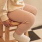 (2-5Y) Solid Ribbed Leggings