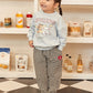 (2-3Y) Black Plaid Comfy Pants