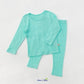 (4-7Y) Cotton Mesh 2pc Lounge Set