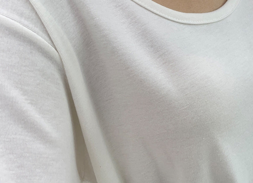 Basic U-Neck Boxy Tee