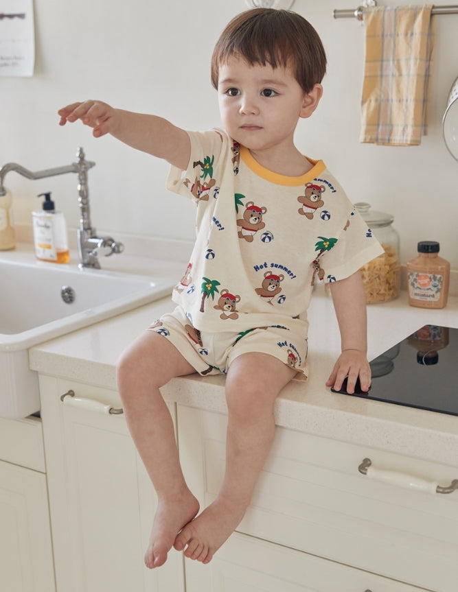 (5Y) Contrast Binding Loungewear