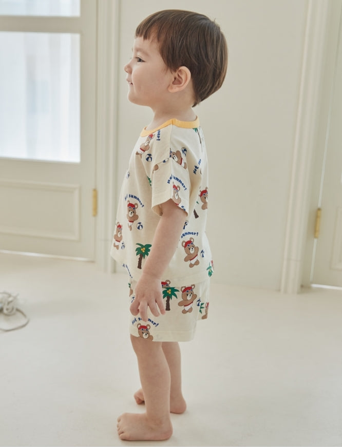 (5Y) Contrast Binding Loungewear