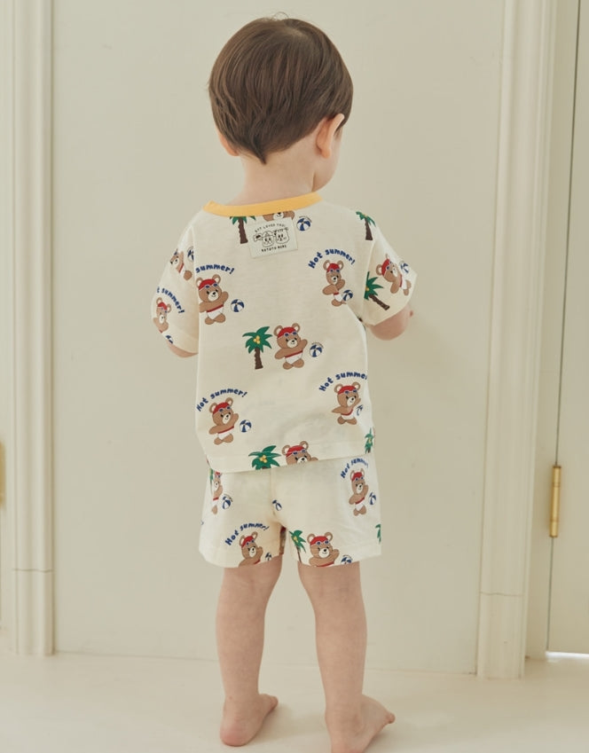 (5Y) Contrast Binding Loungewear