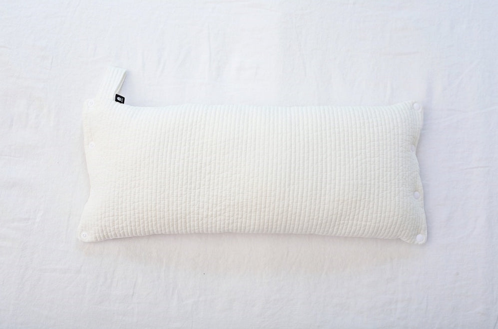 Quilted White Nursing Arm Pillow