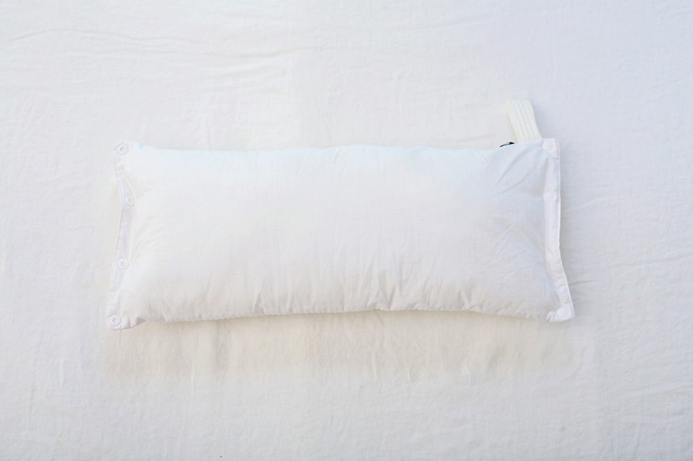 Quilted White Nursing Arm Pillow