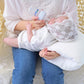 Quilted White Nursing Arm Pillow