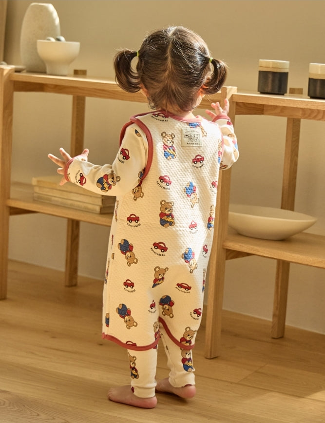 (0-2Y) Suger Long Sleep Vest