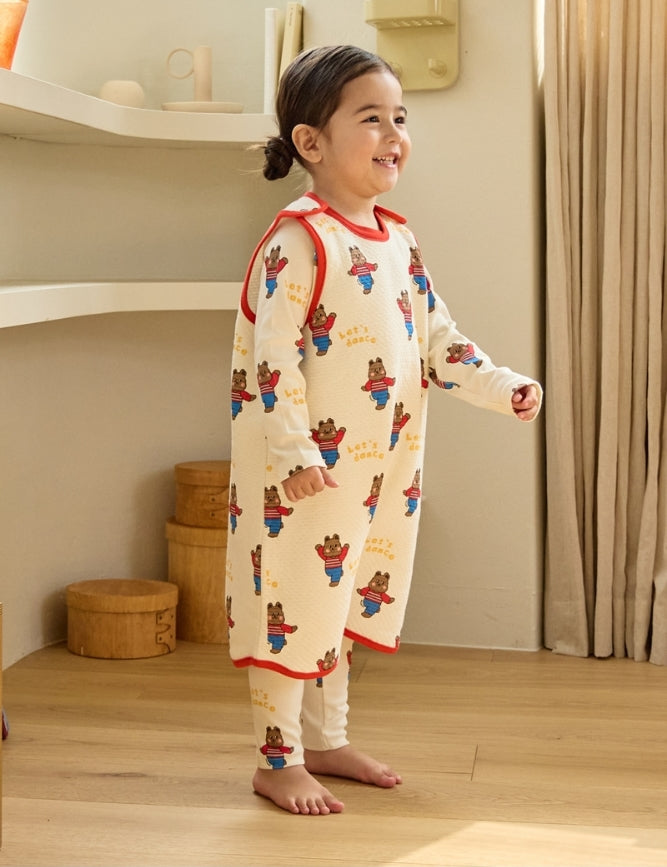 (0-2Y) Suger Long Sleep Vest