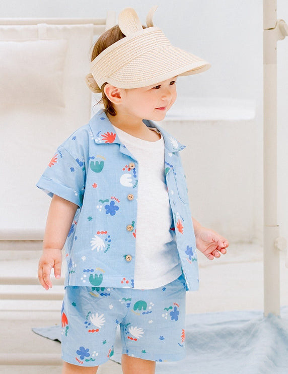 (1-2Y) Rabbit Straw Baby Sun Cap