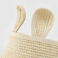 (1-2Y) Rabbit Straw Baby Sun Cap