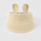 (1-2Y) Rabbit Straw Baby Sun Cap