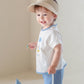 (1-2Y) Rabbit Straw Baby Sun Cap