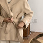 Handmade Hooded Wool Coat