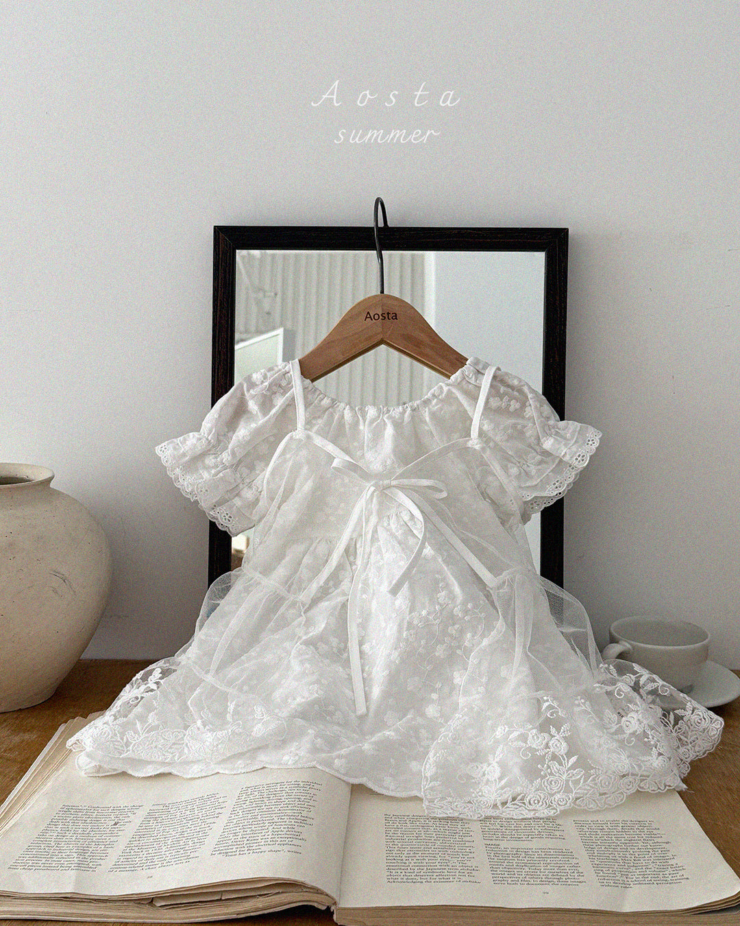 [Preorder] Lace Open Dress