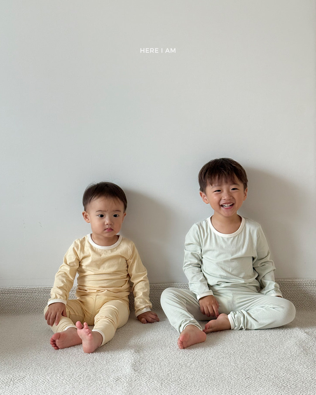 Plain Top and Bottom Pajama Set