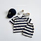 [Preorder] Bear Embroidered Stripe Set