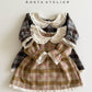 [Preorder] Wool Check Dress