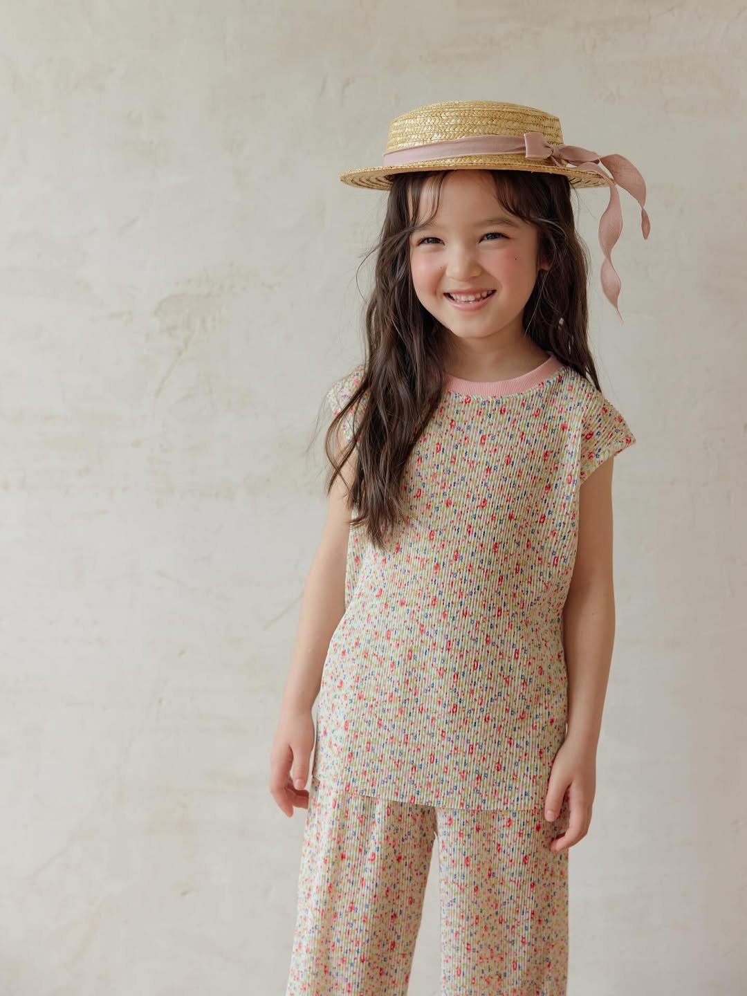[Preorder] Contrast Pleated Set