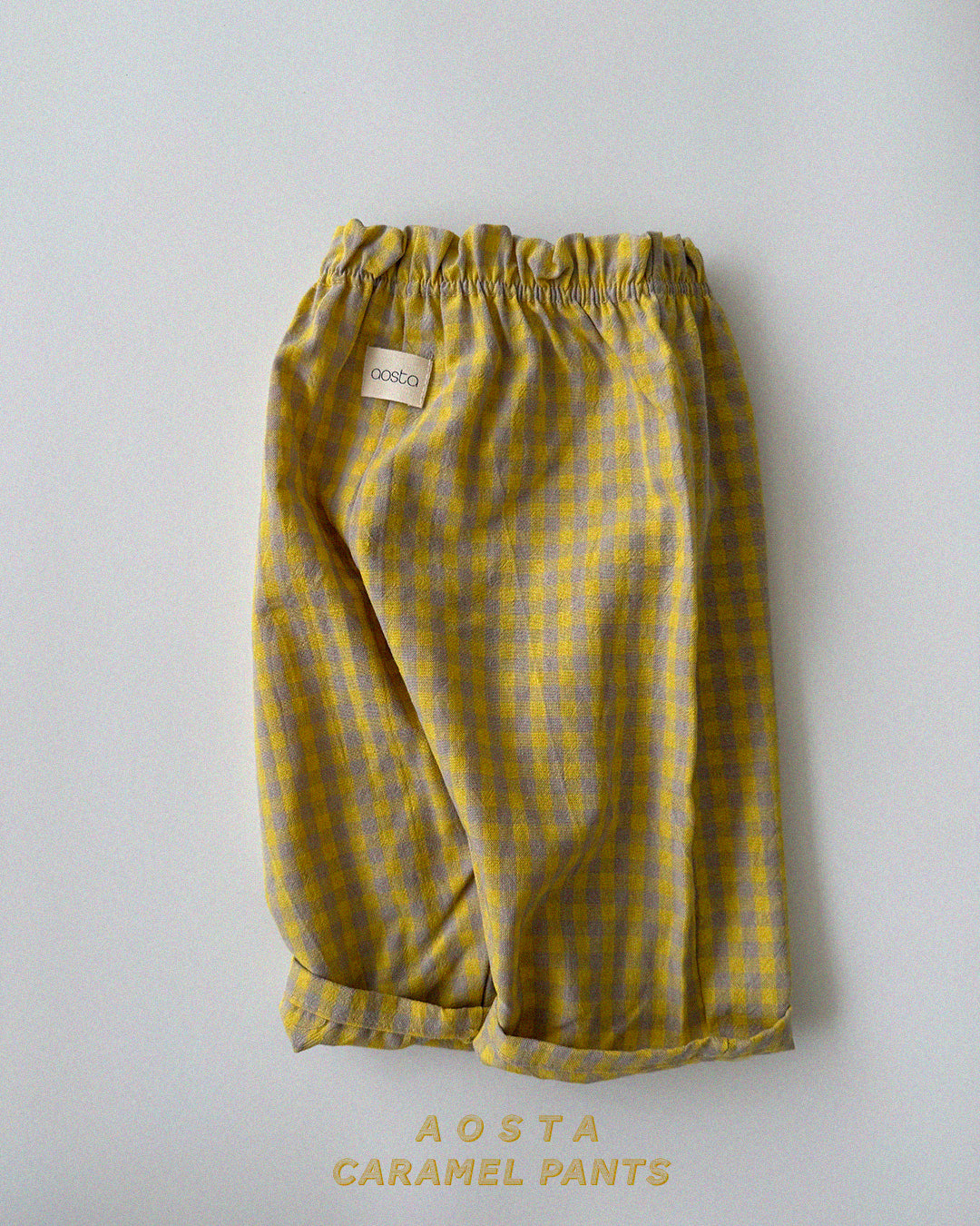 [Preorder] Caramel Check Pants