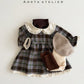 [Preorder] Wool Check Dress