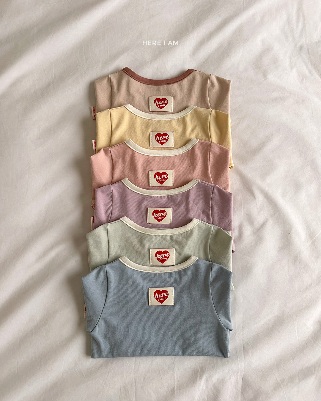 Plain Top and Bottom Pajama Set