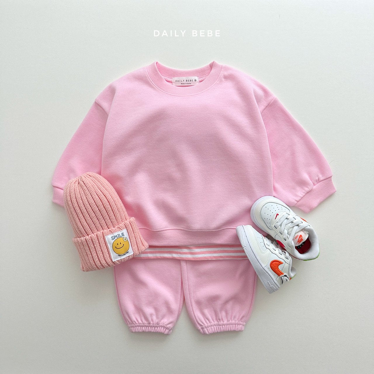 (2-4Y) Cotton Jogger Set