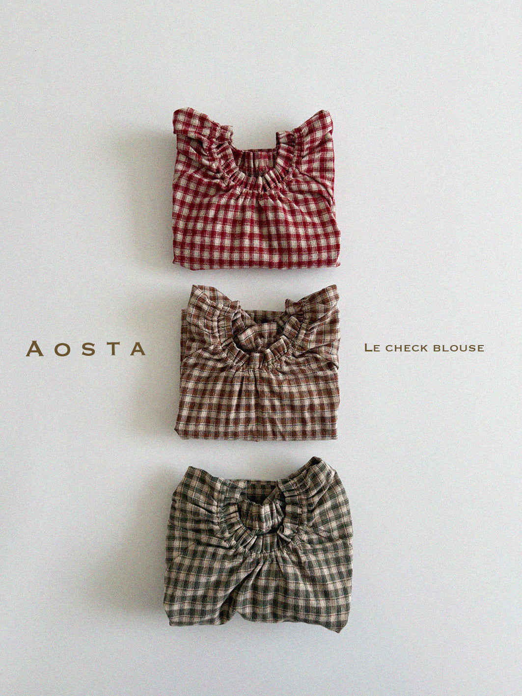 [Preorder] Le Check Blouse