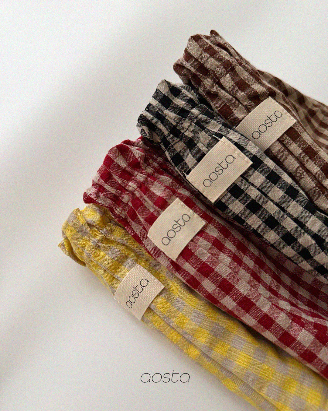 [Preorder] Caramel Check Pants