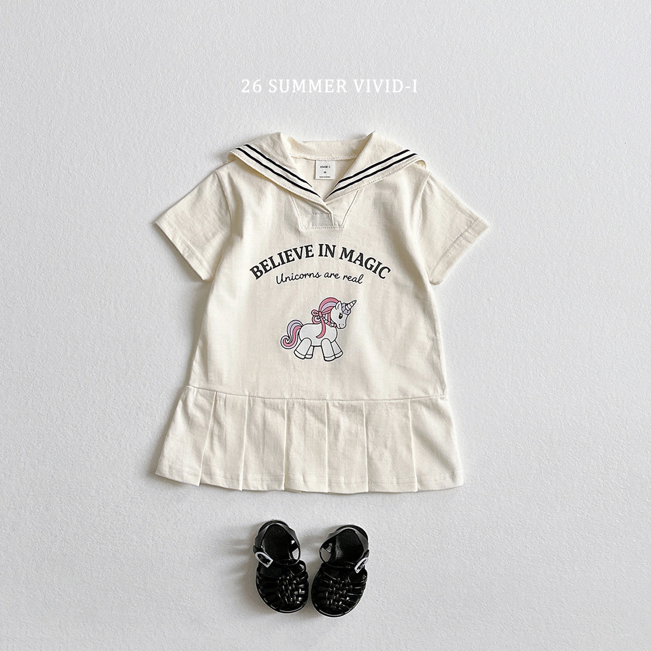 [Preorder] Unicorn Sailor Collar Dress
