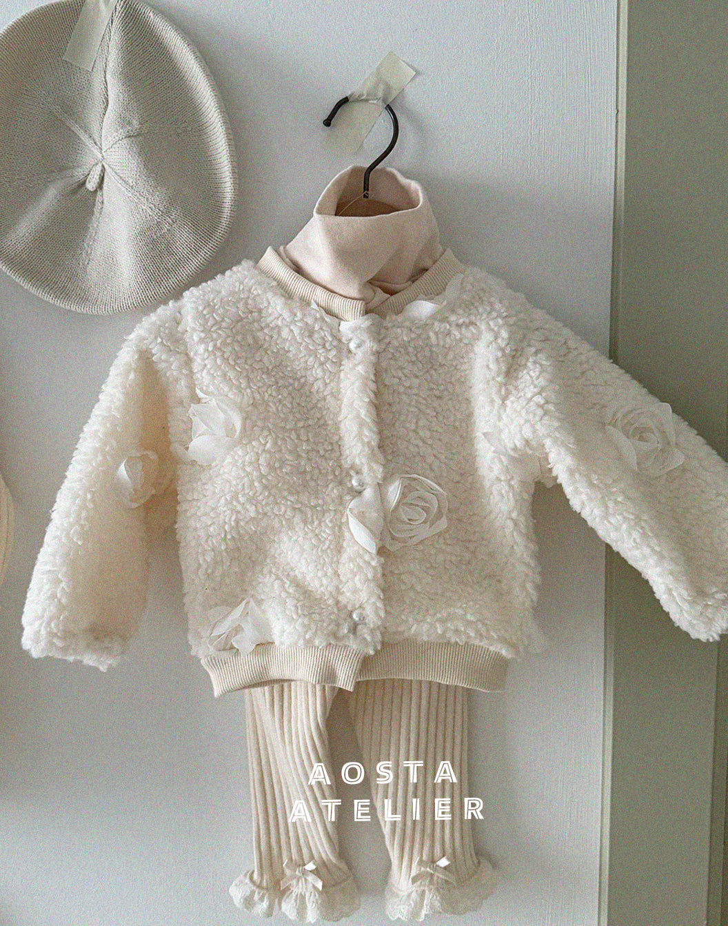 [Preorder] Camellia Fur Cardigan