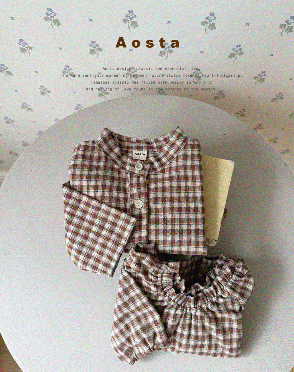 [Preorder] Le Check Blouse