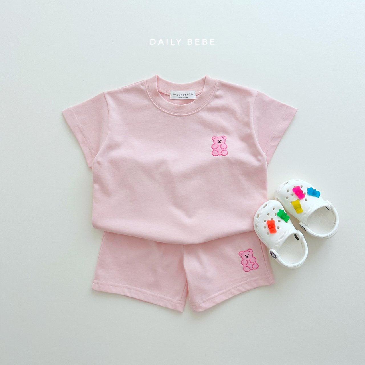 (5-6Y) Jelly Bear 2pc Set