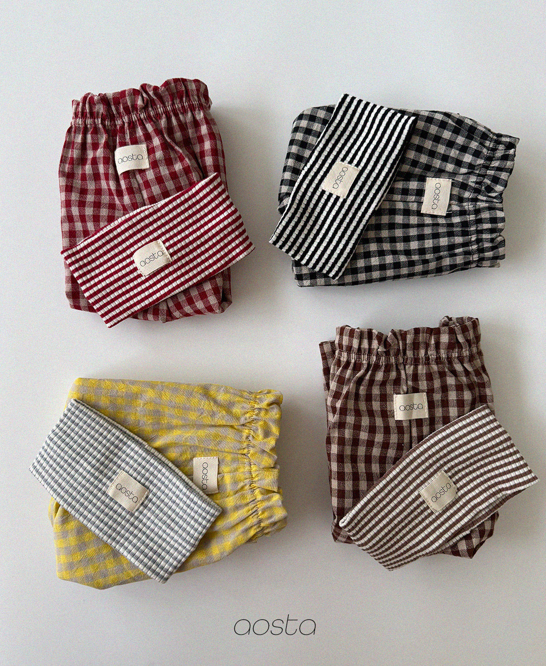 [Preorder] Caramel Check Pants
