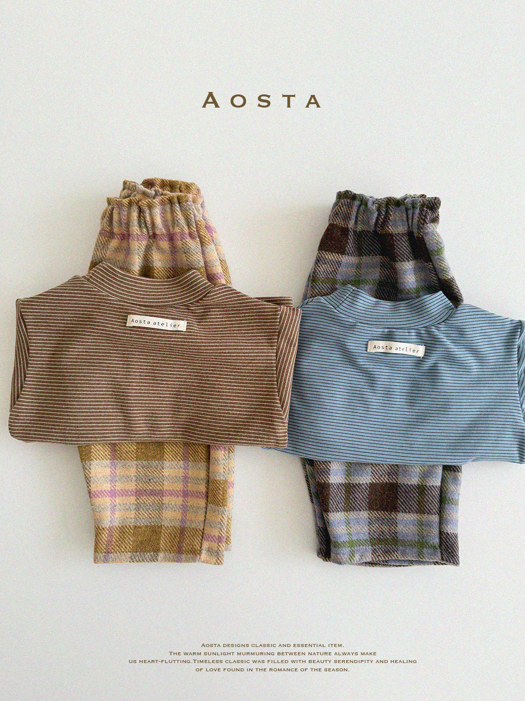 [Preorder] Wool Check Pants