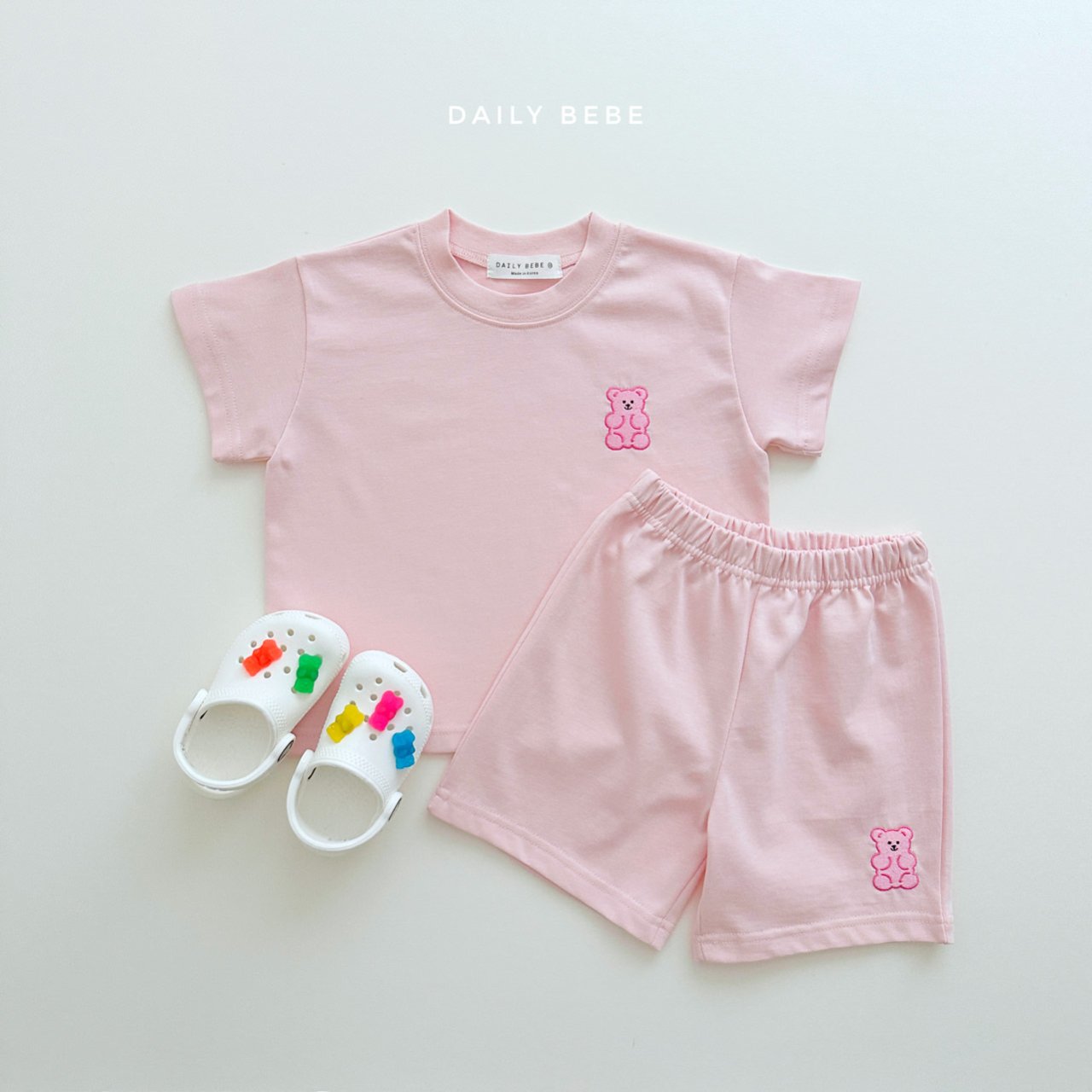 (5-6Y) Jelly Bear 2pc Set