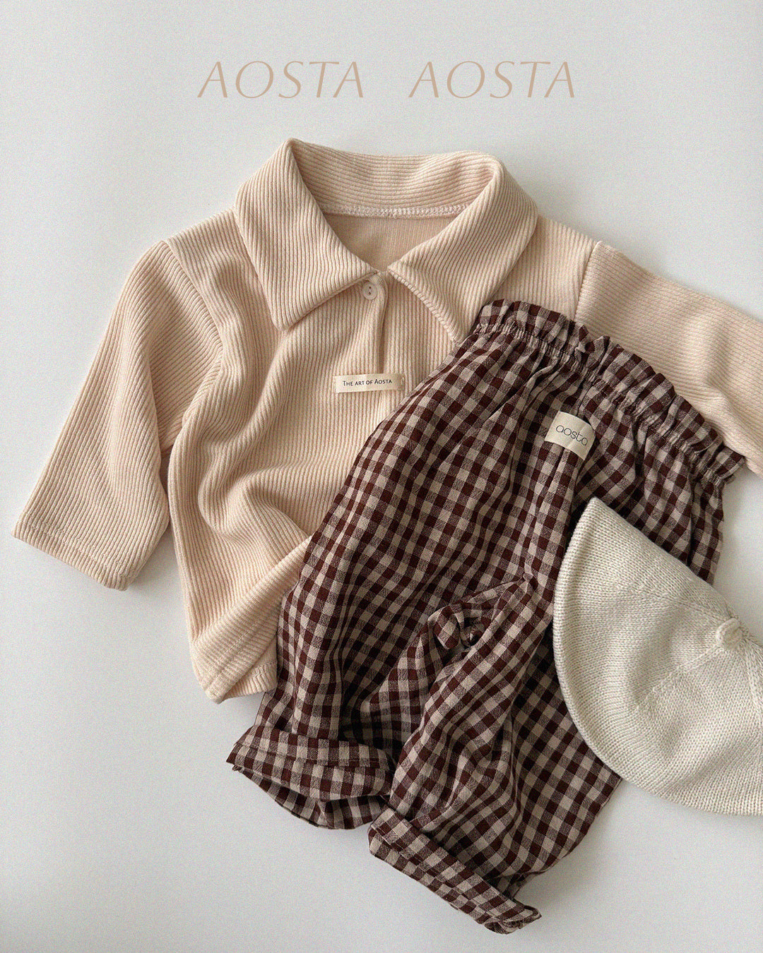 [Preorder] Caramel Check Pants