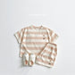 [Preorder] Bear Embroidered Stripe Set