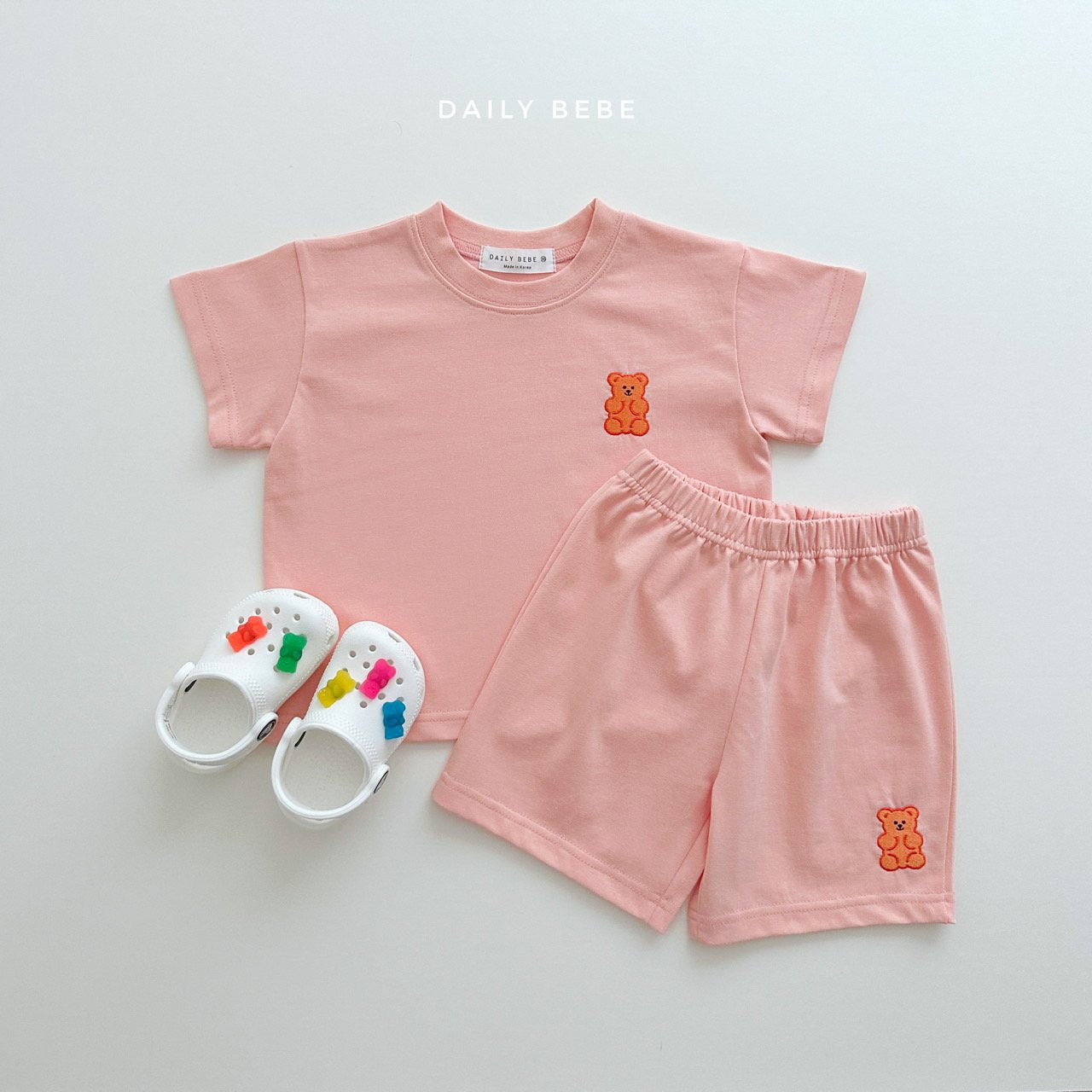 (5-6Y) Jelly Bear 2pc Set