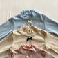 (3-6Y) Petite Ribbon Mock Neck Tee