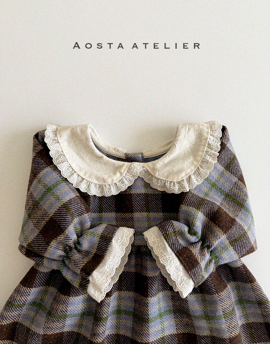 [Preorder] Wool Check Dress