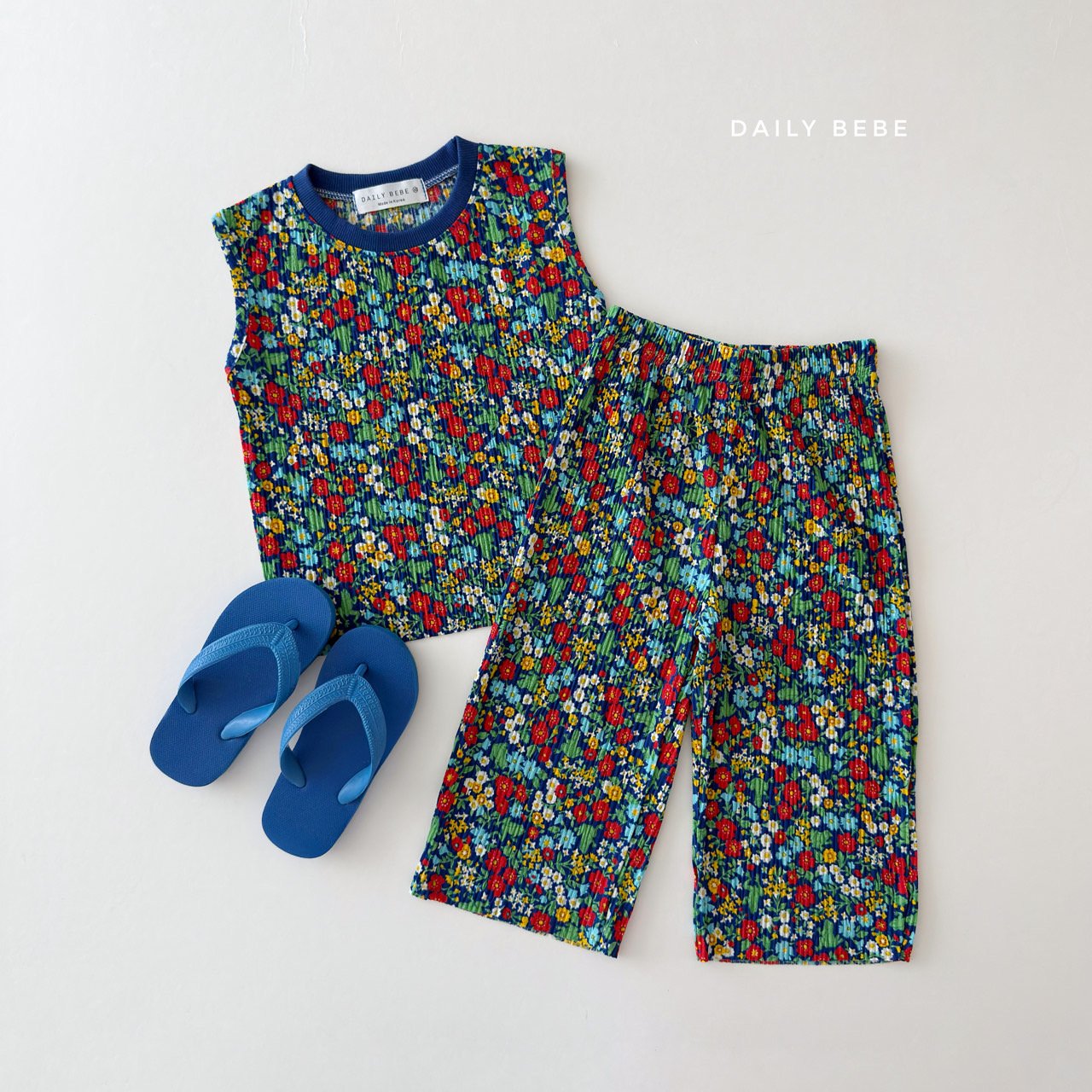 [Preorder] Contrast Pleated Set