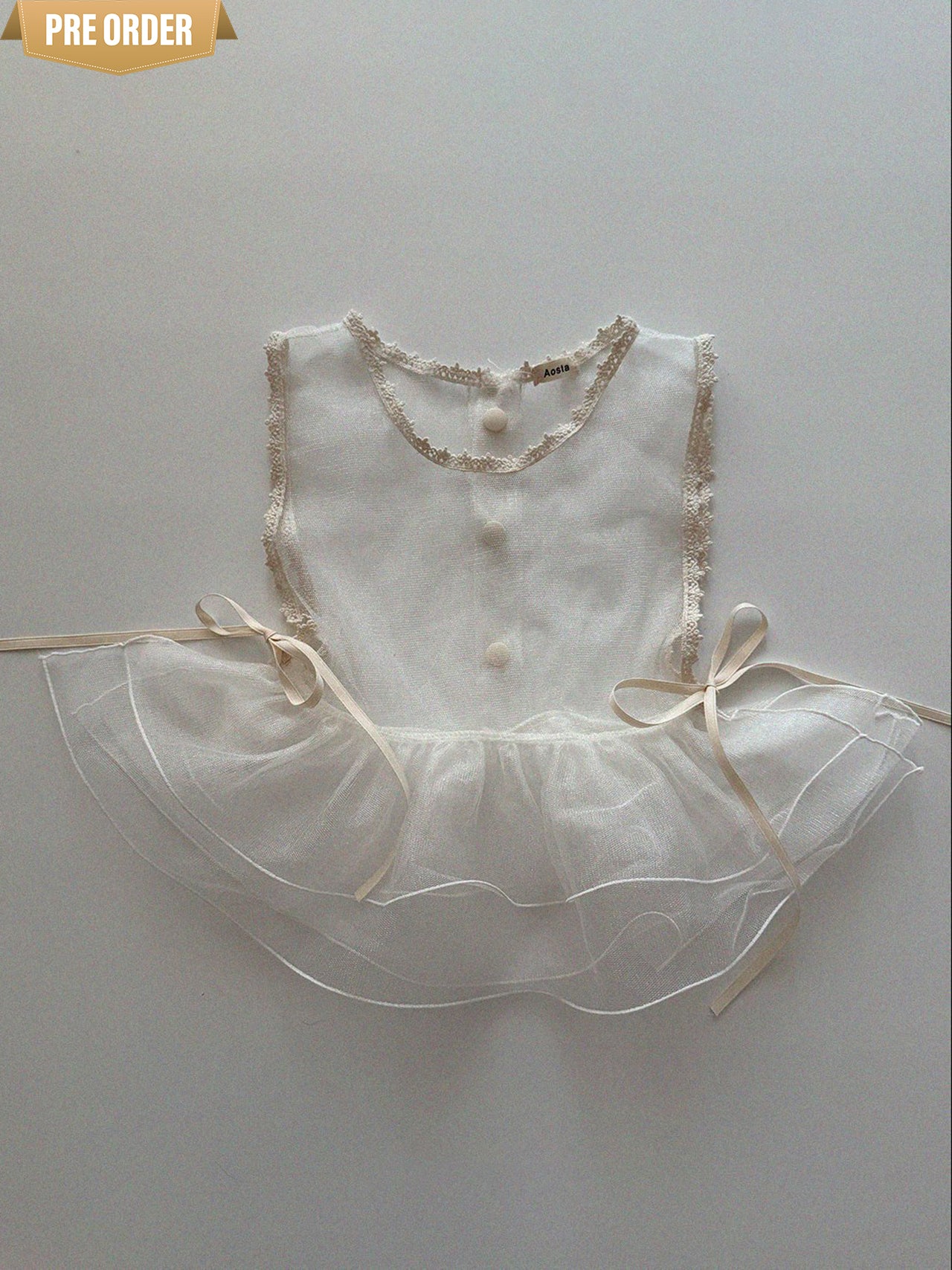 [Preorder] Lace Simple Vest