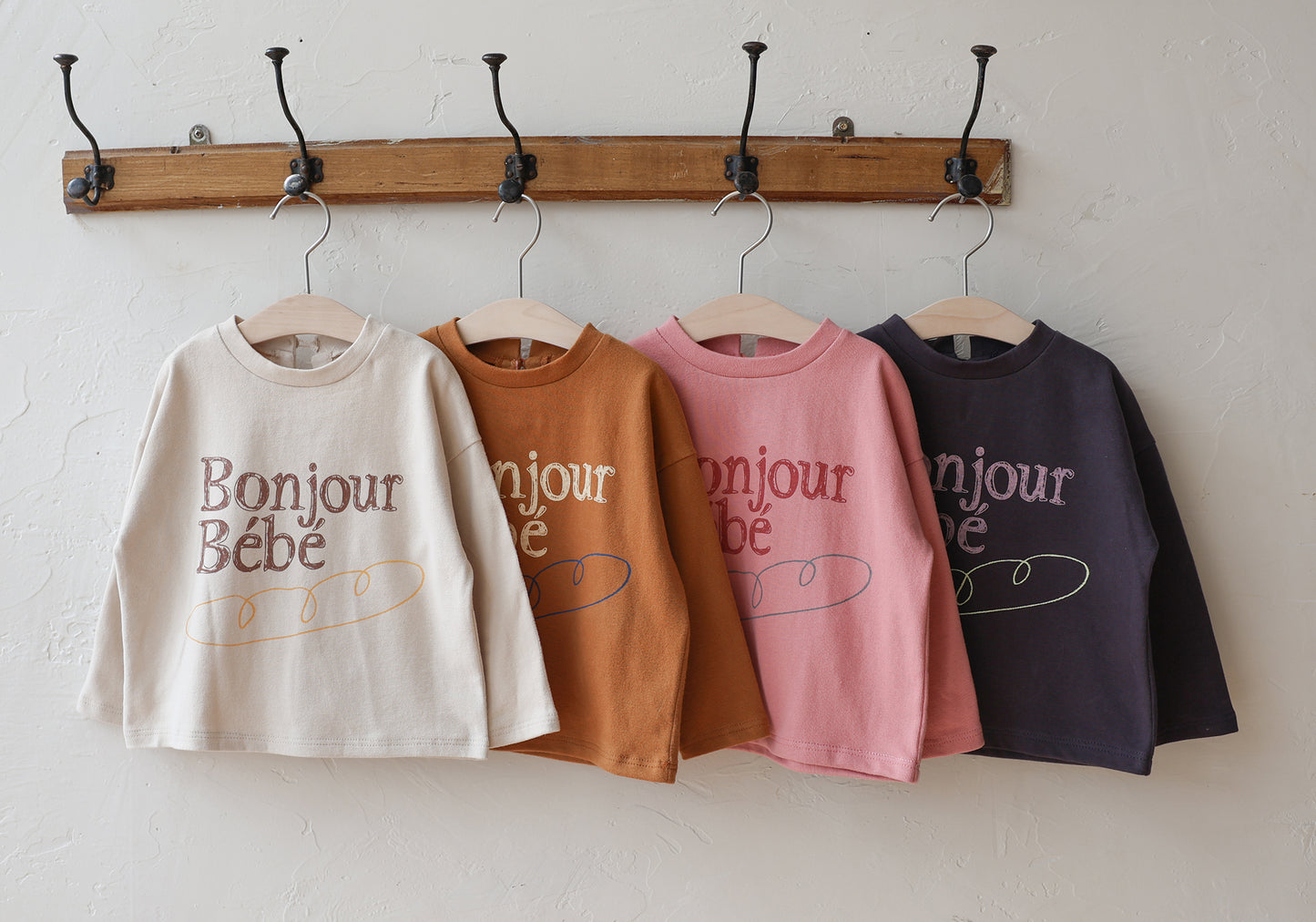 [Preorder] Bonjour T-shirts (4 colors)