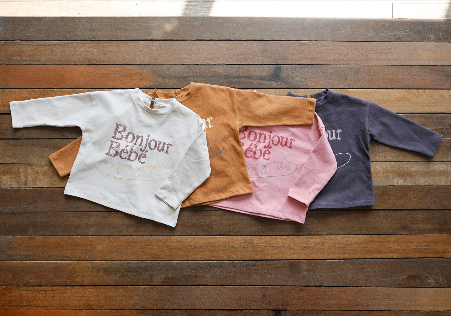 [Preorder] Bonjour T-shirts (4 colors)