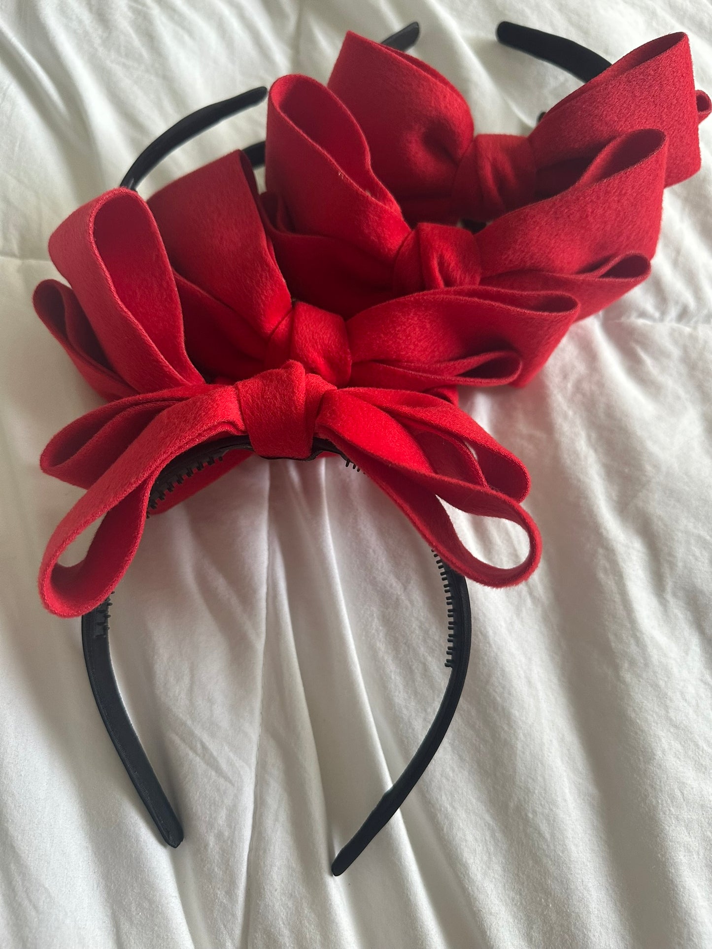 Red Bow Headband