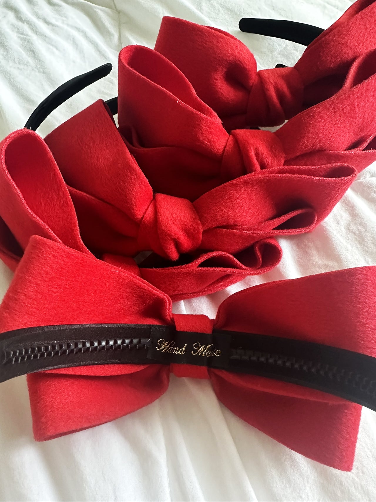 Red Bow Headband