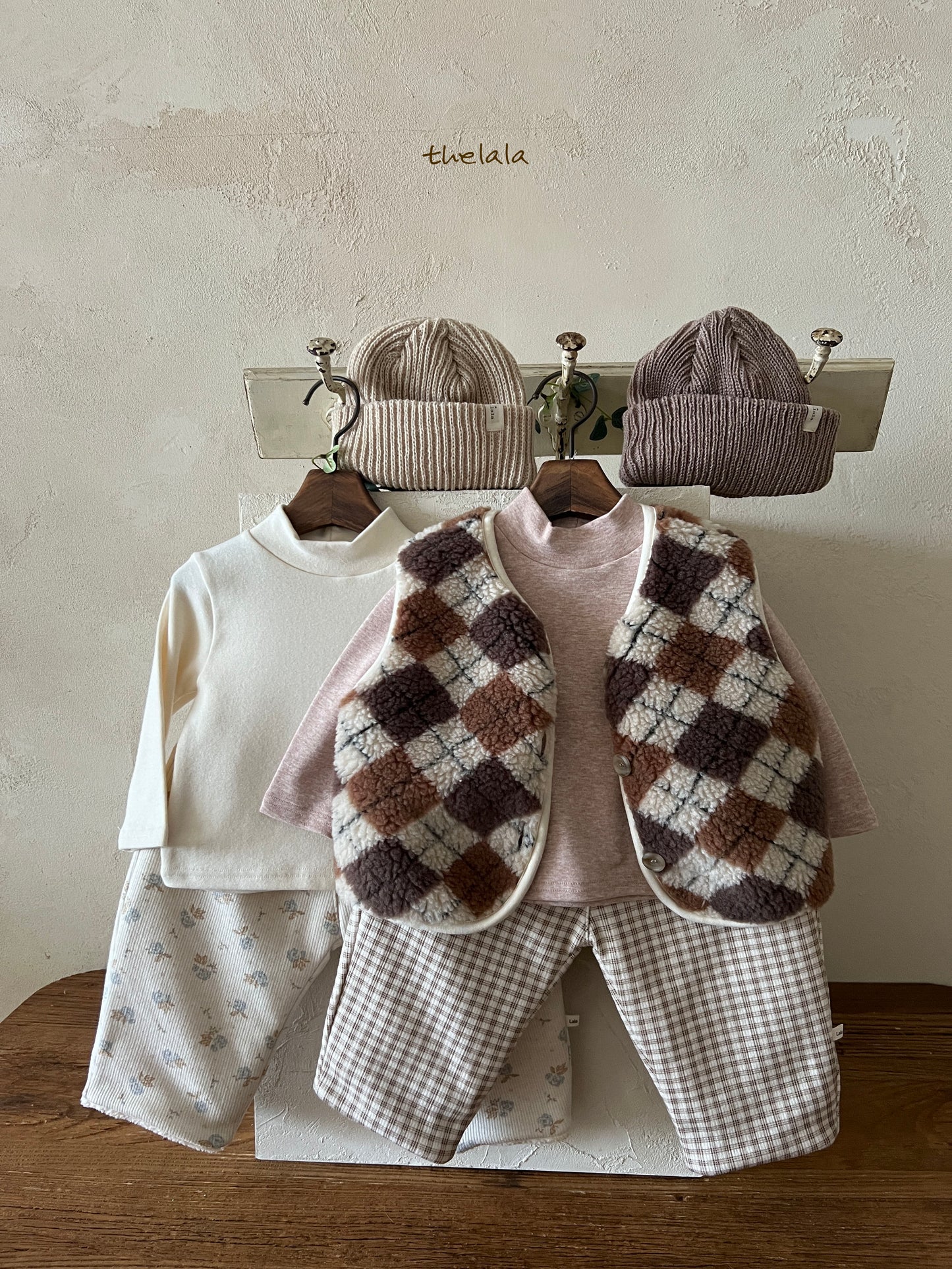 [Preorder] Argyle Vest (Kid/Mom)