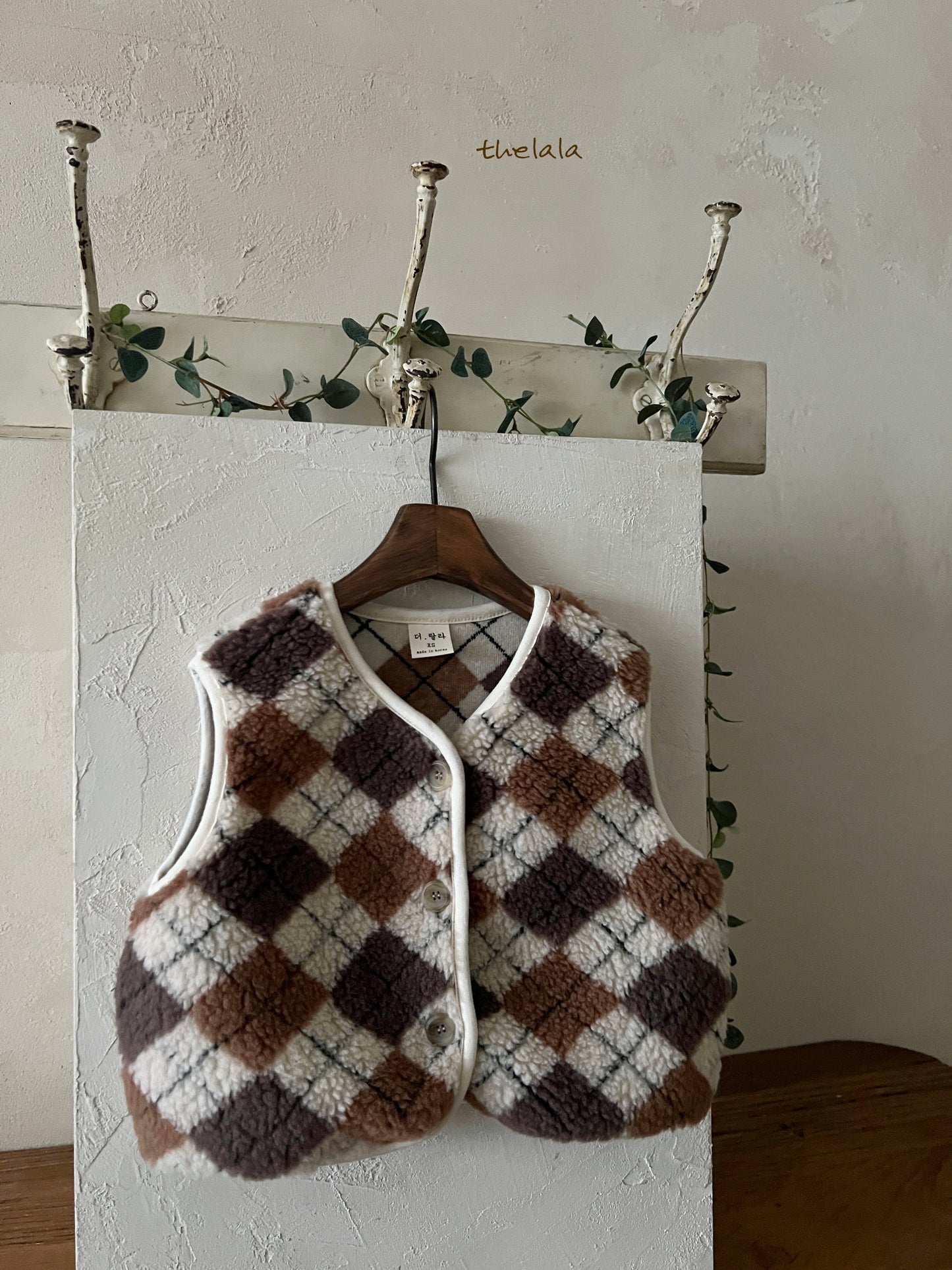 [Preorder] Argyle Vest (Kid/Mom)