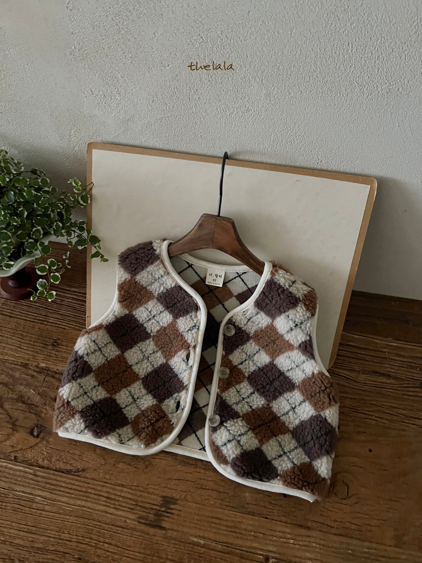 [Preorder] Argyle Vest (Kid/Mom)