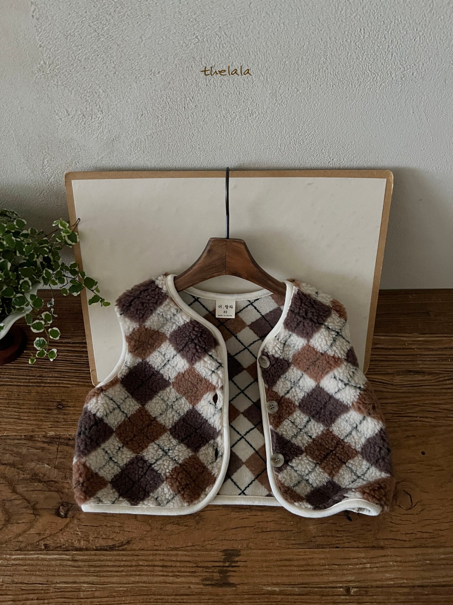 [Preorder] Argyle Vest (Kid/Mom)